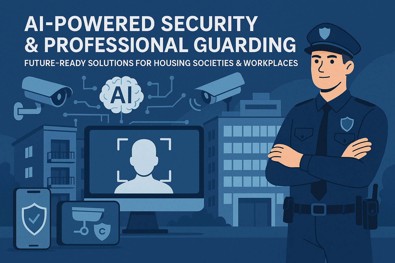 "AI-powered CCTV security for gated housing society in India"
