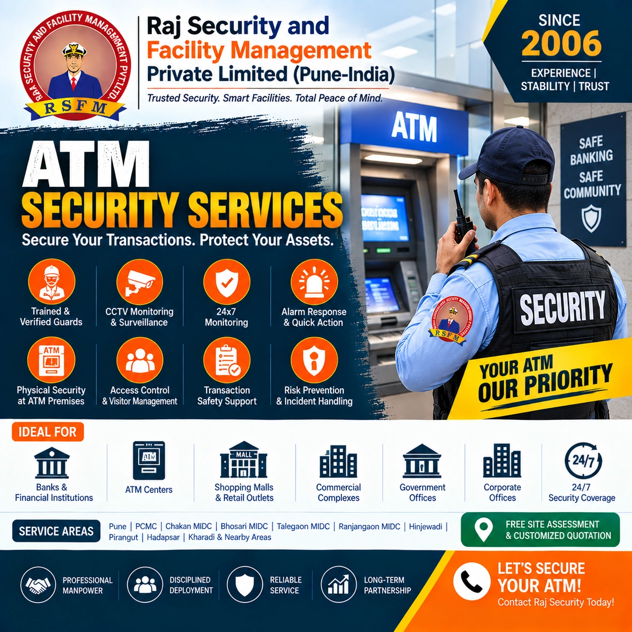 ATM Security Services in Pune