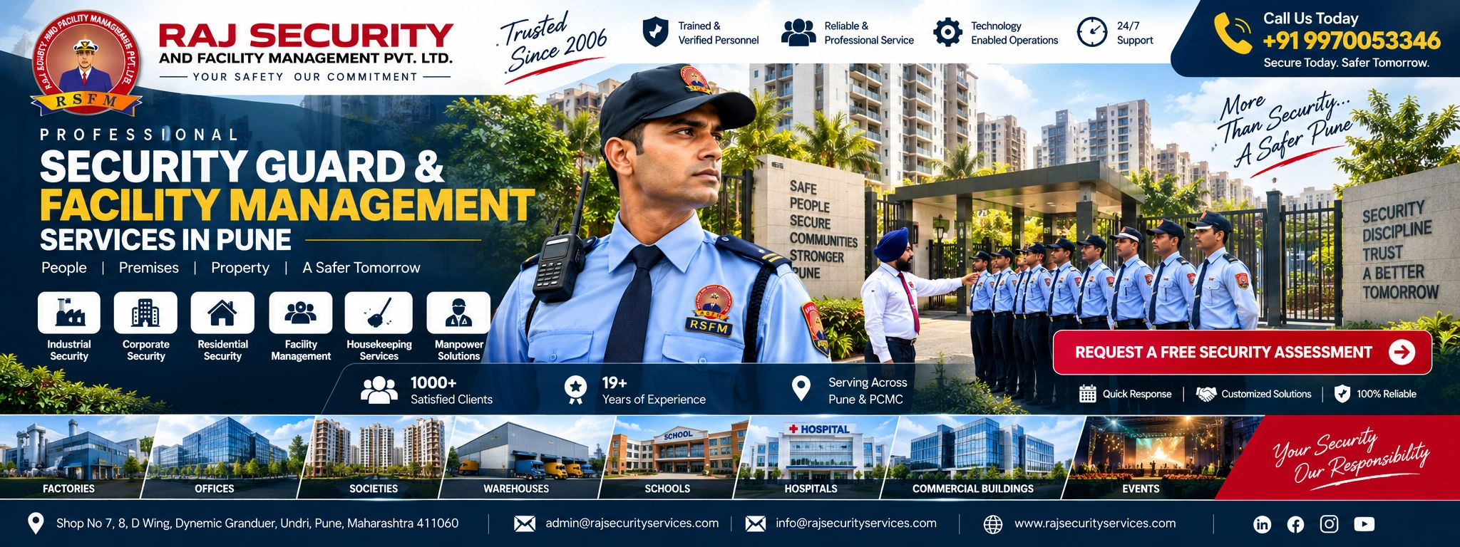 Raj Security industrial security services in Pune