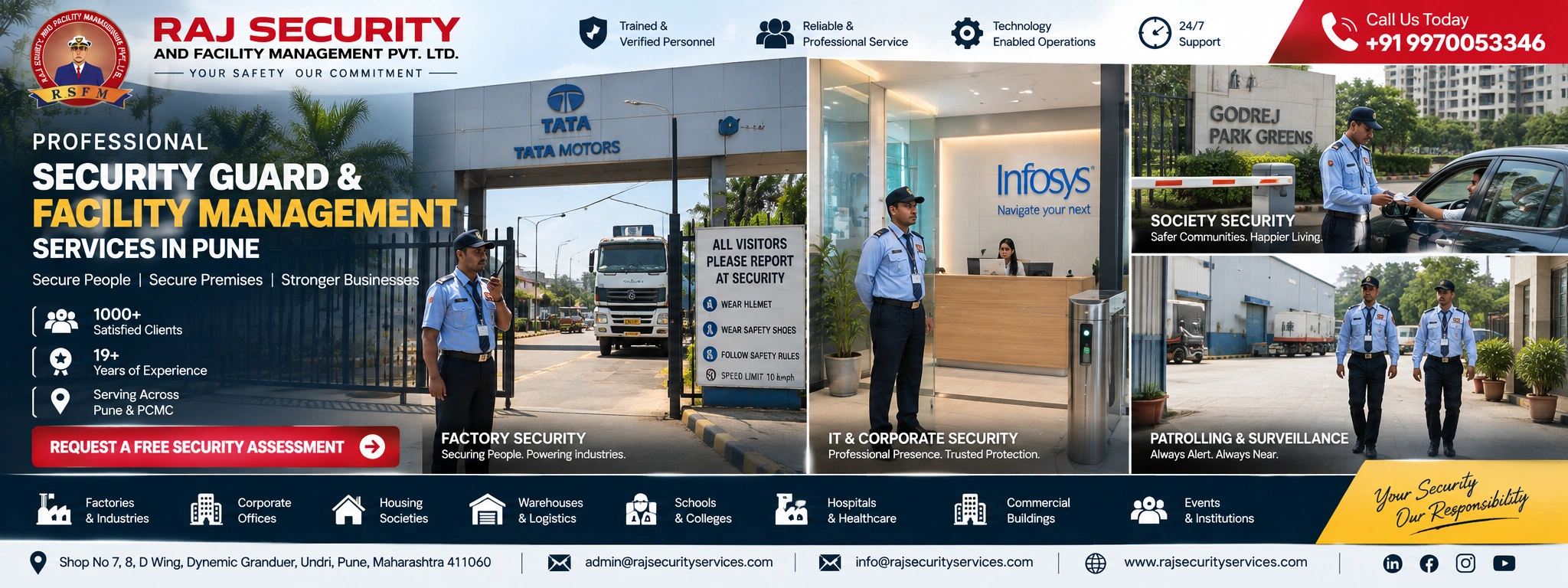 Raj Security corporate security services in Pune
