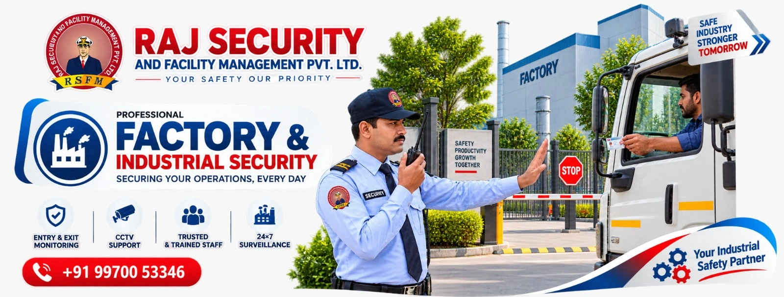 Raj Security factory security services in Pune