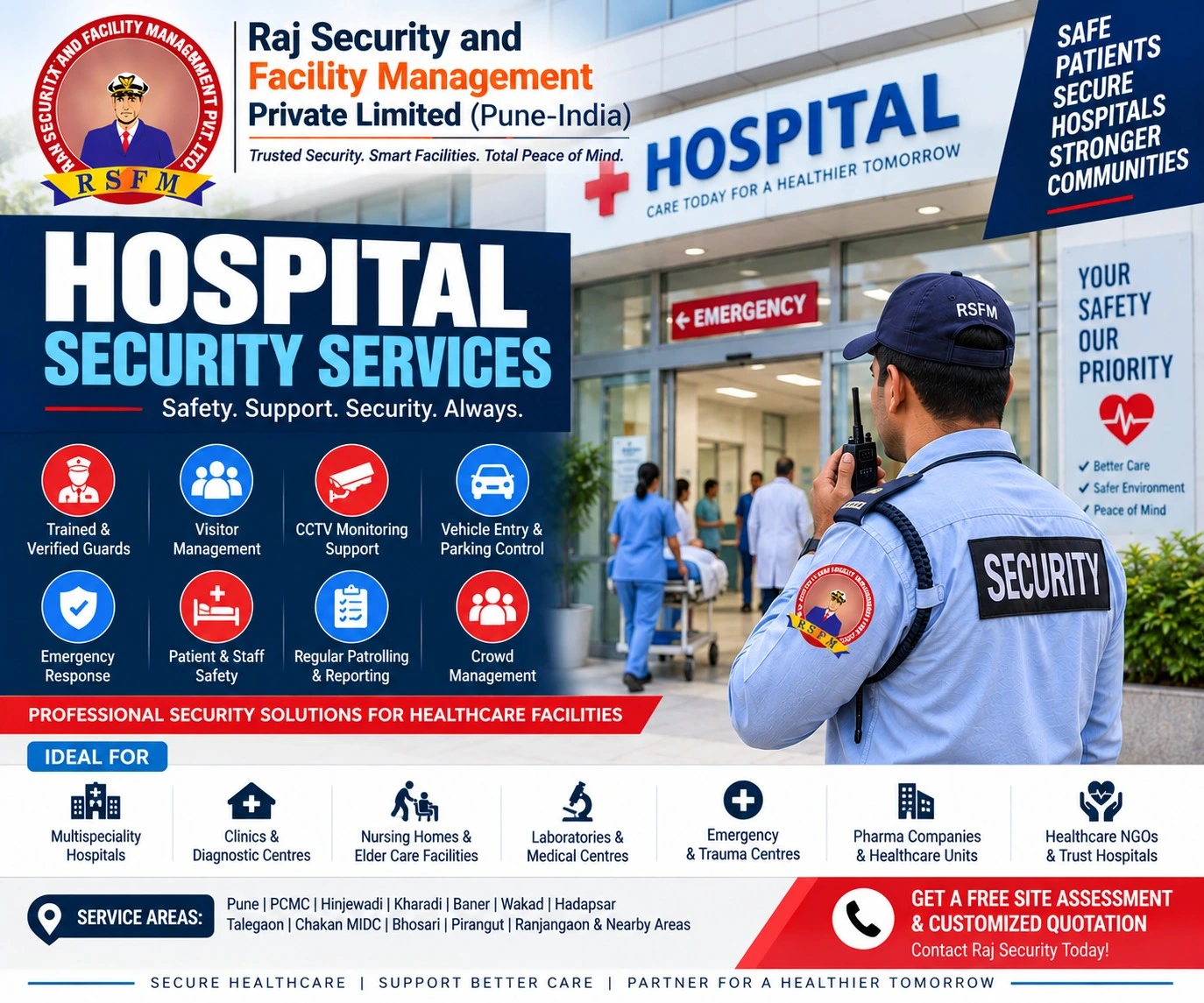 Hospital Security Services in Pune